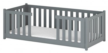 Lano - Otroška postelja Fero - 90x190 cm - Siva