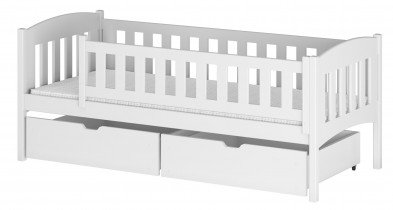 Lano - Otroška postelja Gucio - 80x180 cm - Bela