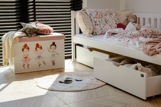 Lano - Otroška postelja Gucio - 80x200 cm - Bela