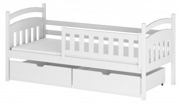 Lano - Otroška postelja Terry - 80x200 cm - Bela