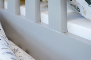 Lano - Otroška postelja z dodatnim ležiščem Kaja - 90x200 cm - siva