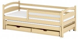 Otroška postelja z dodatnim ležiščem Tosia - 90x200 cm - Bor