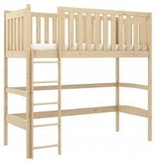 Etažna postelja Laura - 80x200 cm - bor