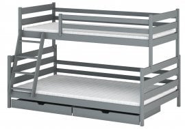 Pograd Fami - 90x200/120x200 cm - siv