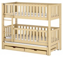 Pograd z dodatnim ležiščem Agatha - 80x180 cm - bor