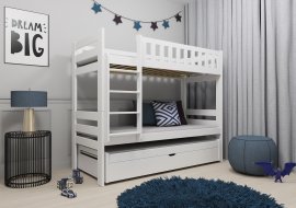 Pograd z dodatnim ležiščem Harvey - 80x180 cm - Bel