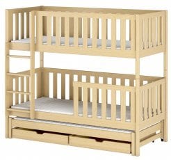 Pograd z dodatnim ležiščem Lea - 90x200 cm - bor