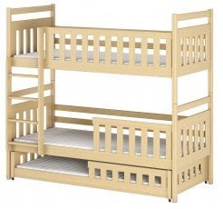 Pograd z dodatnim ležiščem Oliwia - 80x160 cm - bor