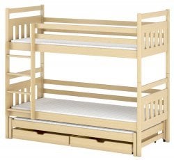 Pograd z dodatnim ležiščem Seweryn - 80x180 cm - bor