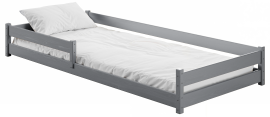Otroška postelja Alis - 90x190 cm - siva