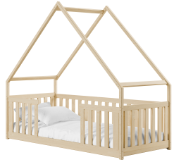 Otroška postelja hiška Bee - 90x190 cm - bor