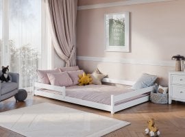 Dječji krevet Fini - 140x200 cm - bijeli