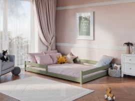 Otroška postelja Fini - 140x200 cm - olive