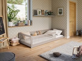 Otroška postelja Pedro - 90x200 cm - kašmir