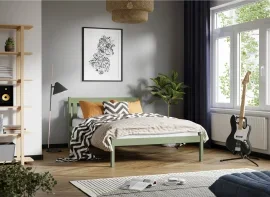 Postelja Teen - 120x200 cm - olivna