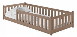 Otroška postelja Bella - 80x180 cm - mlečno čokoladna