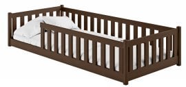 Otroška postelja Bella - 90x200 cm - temno čokoladna