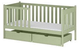 Otroška postelja Alicja - 90x200 cm - olive