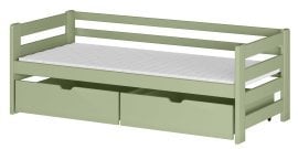 Otroška postelja Ergo - 80x200 cm - olive