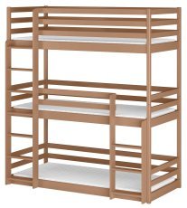 Pograd Ted za 3 otroke - 90x190 cm - cimet