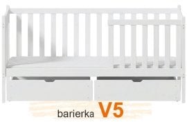 Dodatna pregrada V5 za otroško posteljo Lano