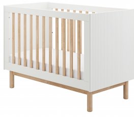 Otroška postelja Miloo - 60x120 cm - bela