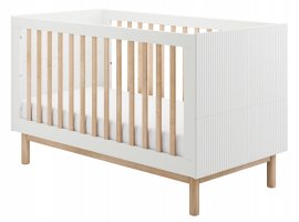 Otroška postelja Miloo - 70x140 cm - bela