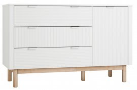 Komoda z vrati Miloo - bela