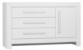 Komoda z vrati Calmo - bela 