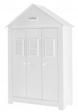 Trivratna garderobna omara Marsylia MDF