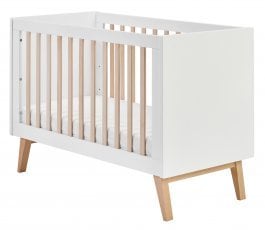 Otroška postelja Swing - 60x120 cm - bela