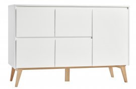 Komoda z vrati Swing - bela