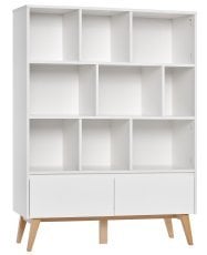 Širok regal Swing - bel