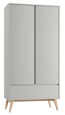 Garderobna omara Swing - siva