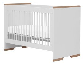 Otroška postelja Snap - 60x120 cm - bela