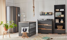 Otroška soba Snap - temno siva