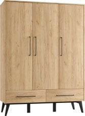 Trivratna garderobna omara Retro