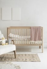 Otroška postelja Pure 60x120 cm - naravna