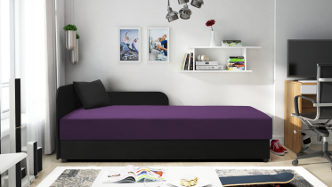 Sedežne garniture PKMebel - Kavč - postelja Toffi 107 - 90x195 cm