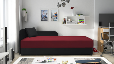 Sedežne garniture PKMebel - Kavč - postelja Toffi 107 - 90x195 cm