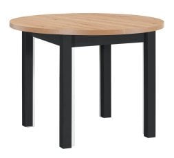 Raztegljiva jedilna miza Poli 4 - črna/artisan