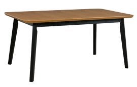 Raztegljiva jedilna miza Oslo 7 - črna/hrast