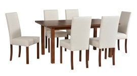 Komplet za jedilnico Modena 2 + 6 stolov Roma 2 oreh