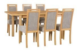 Komplet za jedilnico Modena 1 grandson + 6 stolov Roma 5 grandson Aragon 5