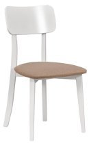 Drewmix - Komplet za jedilnico miza Oslo 1 L bela + 4 stola Hugo 6