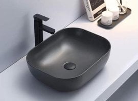 Umivalnik Kimic Oval 50 Black