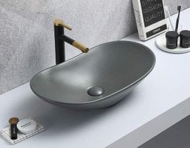 Umivalnik Kimic Oval Sivi 62