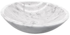 Nadpultni umivalnik Carrara White Marmor 42
