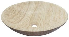 Nadpultni umivalnik Travertine White Marmor