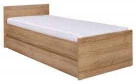 Postelja Cosmo C15 - 90x200 cm - hrast riviera
